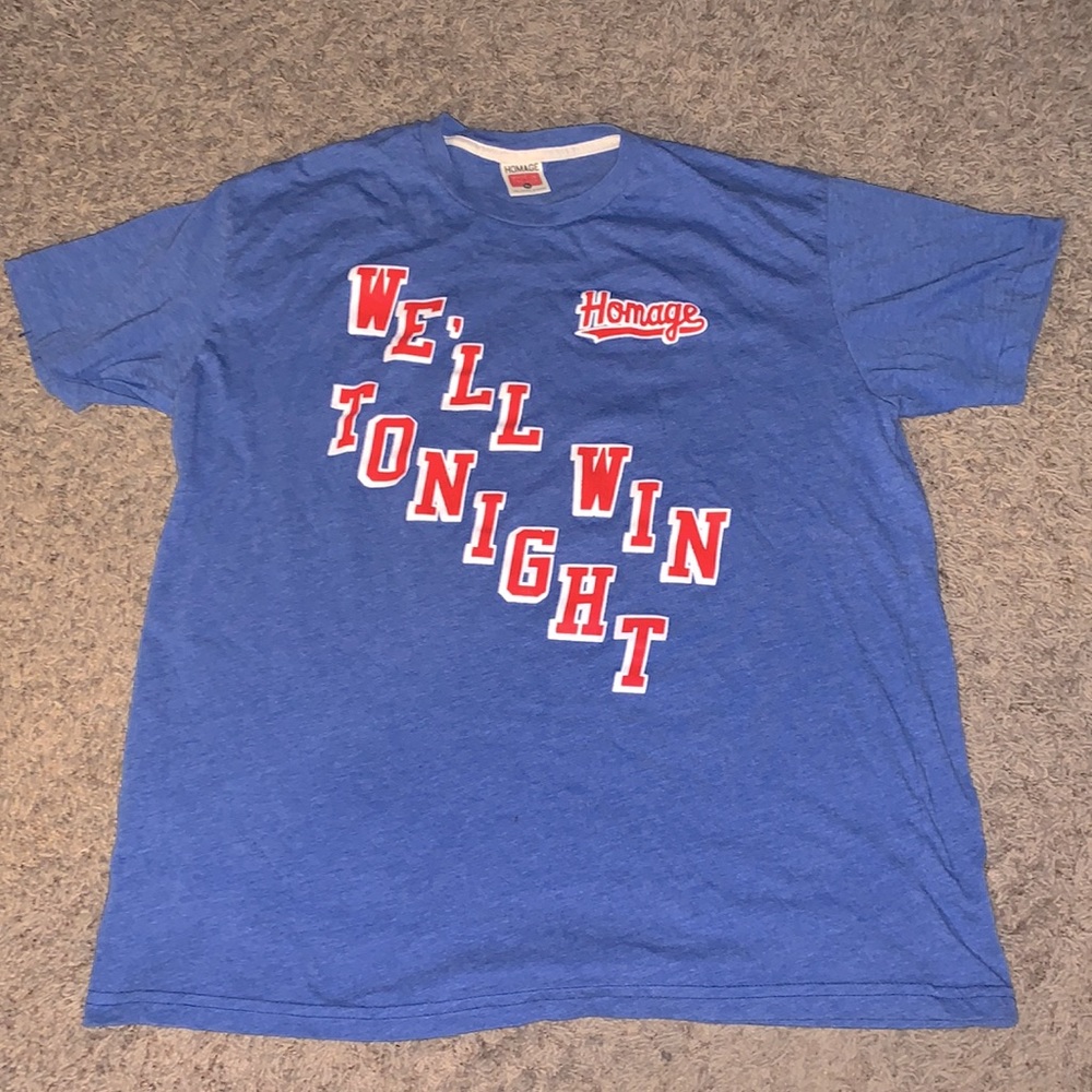 Men’s Homage Tee We’ll Win Tonight Size XL Excellent